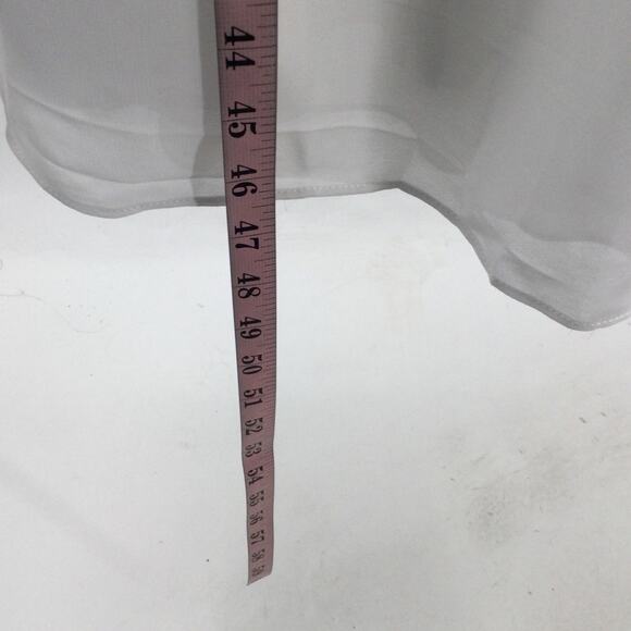 GIRL'S PARTY DRESS SZ 10 white lace flower girl communion baptism NEW B103 - Picture 3 of 7